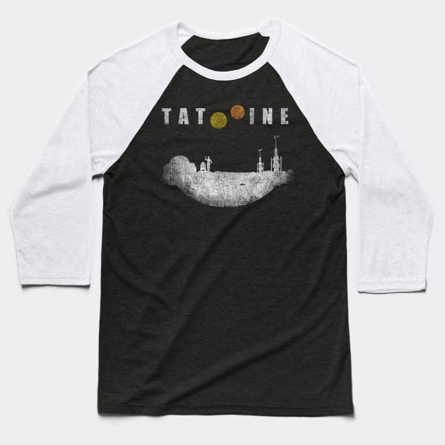 Tatooine landscape Baseball T-Shirt by mycool